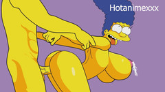 Hot anime xxx: Marge Simpson je nevěrná Homerovi s Nedem Flandersem