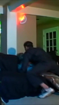 Hot blonde gets into wild bdsm and threesome fucking