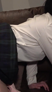 Bareback Style Candidate Number 13 Amu: a Girl Who Left School Early, Gets Horny While Rubbing Her Fat Tits. Gets Creampied