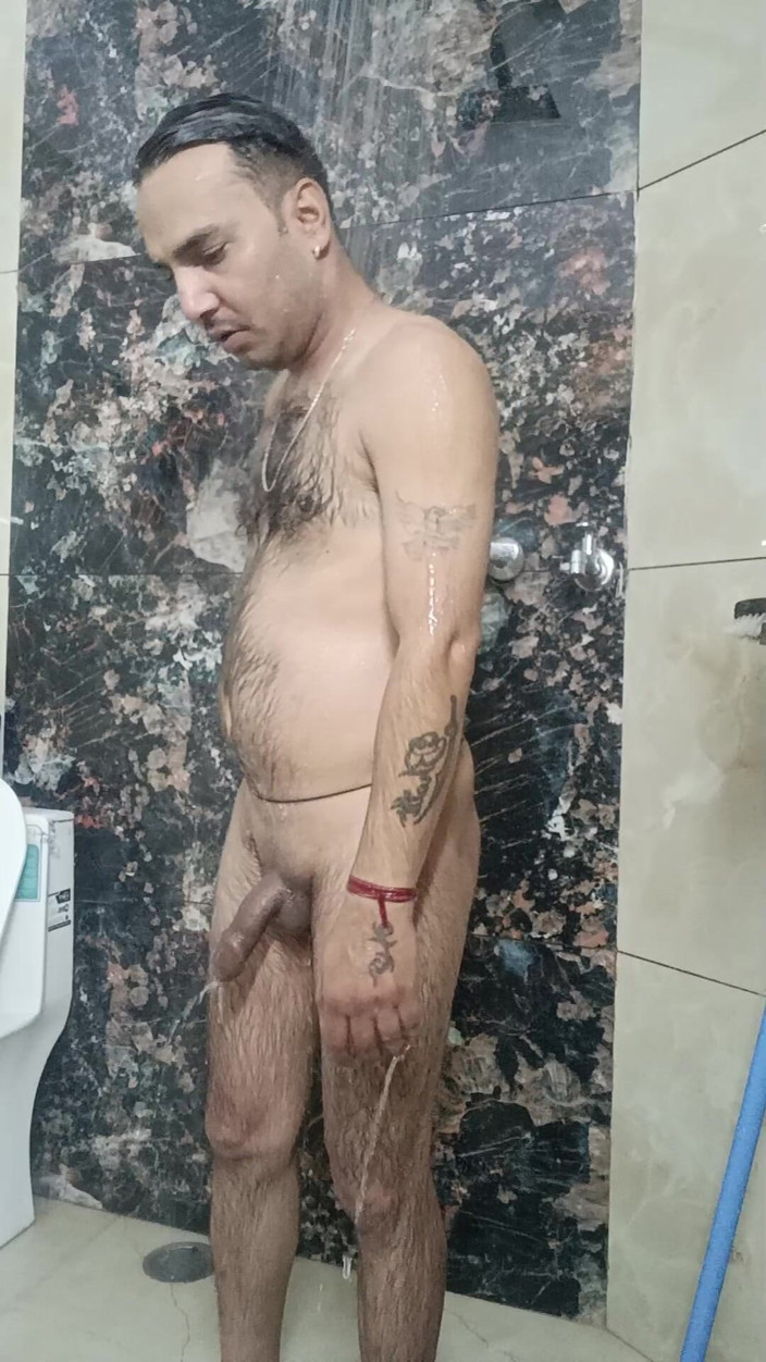 Rajasthani-old-lover: Indický desi muž si užívá mistrovskou show se sousedem nevlastním...