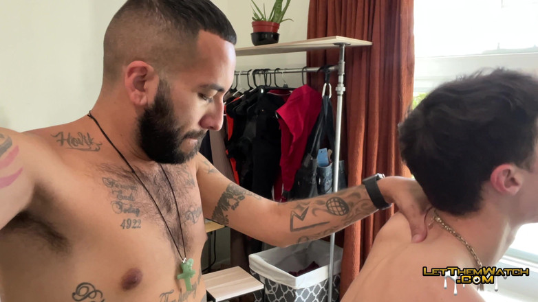 Let them watch: Juven Latina-gangster Fickt Interracial Twink Ohne Gummi Letthemwatch