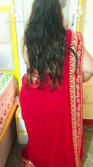 Ankita10000: Pankhuri kunal schieÃ1/4ckt im roten hotelzimmer