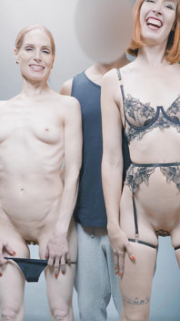 오지는 뉴스 - 쓰리섬과 두 입으로 정액!