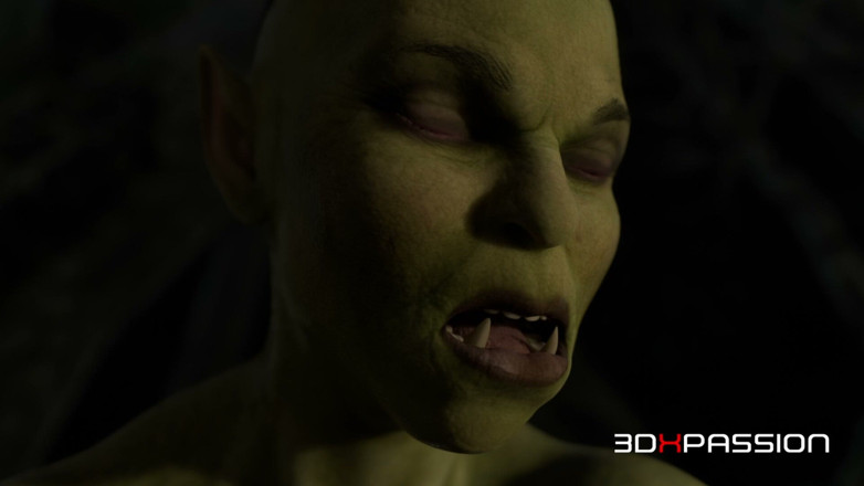 3dxpassion-transgender: 68 Futanari Ork mocno pieprzy wróżkę w lesie – lod, głębokie...