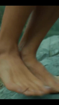 Full Video Check Out My Cute Tanned Feet Strolling Along a Lake Shore