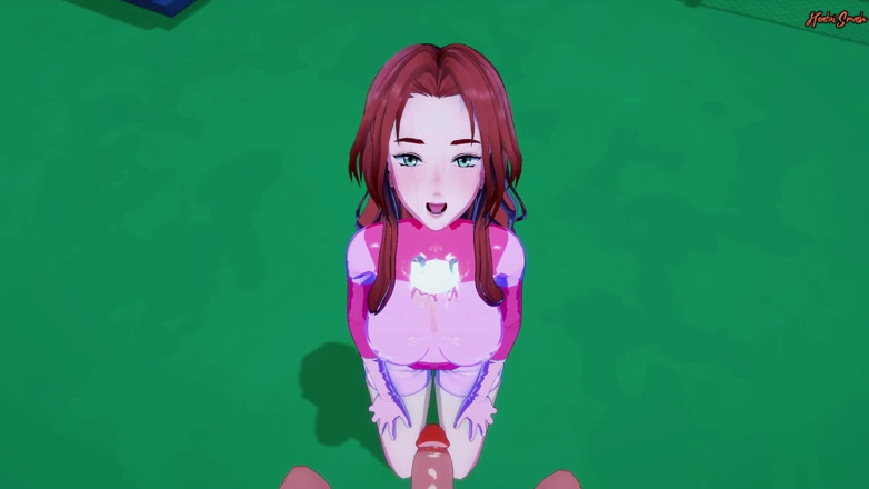 Hentai Smash: Atom Eve je POV ošukaná na střeše. Neporazitelnou hentai.