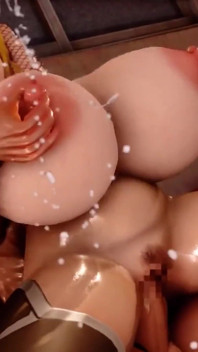 Super große möpse, milchig wird hart gefickt - 3D animation hentai