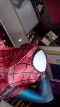 Natacha Guapa är Spidergirl creampie zentai