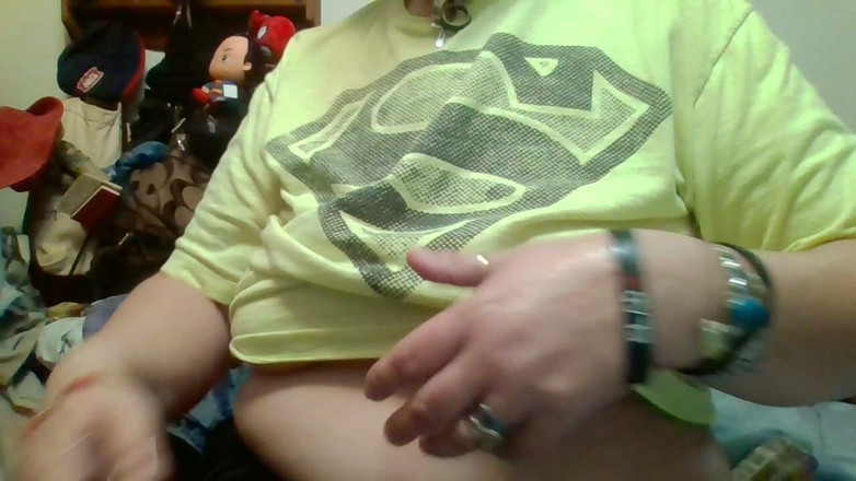 krazykristin: Olie grote borsten tonen vingerpoesje