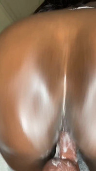 Spreading My Butt Cheeks Riding 12 Inch Dildo