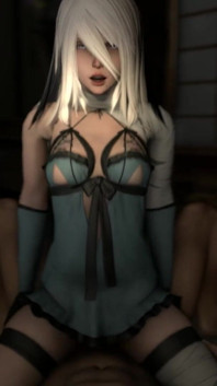 A2 Rides Cowgirl Nier Automata Parody