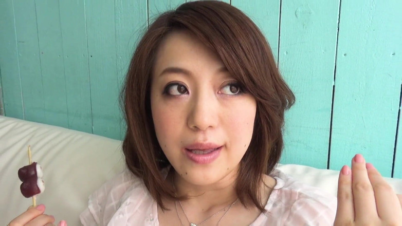 Caribbeancom: Hairy asian girl sucks and rides big dick
