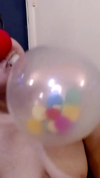 B2p ballong spela konfetti pop party clown