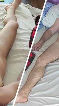 Kouření s amatérskou manželkou, Chlupatá kundička, Velký zadek. Romantická předehra amatérského páru.