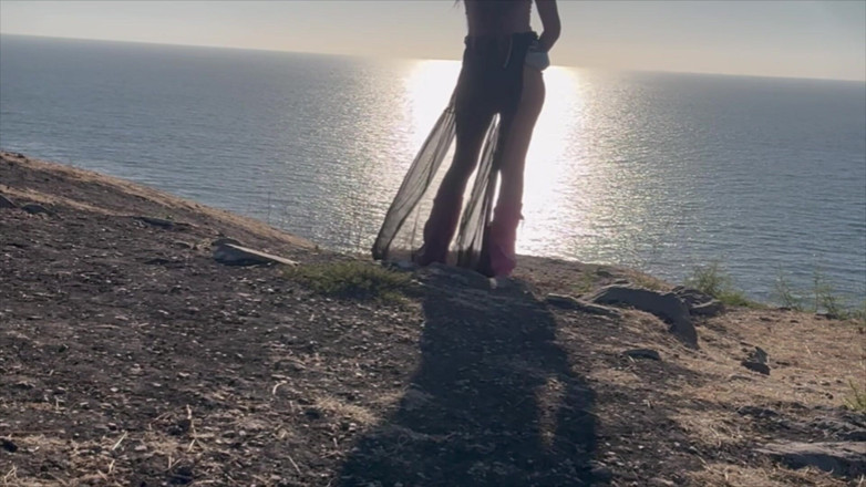 Artemisia Love: Artemisia Love Sexy Outdoor Hiking Session Solo Big Tits Close...