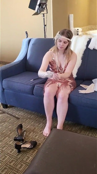 I Transform Into a 1920s Flapper and Suck Black Dick Starring Memel Wilde