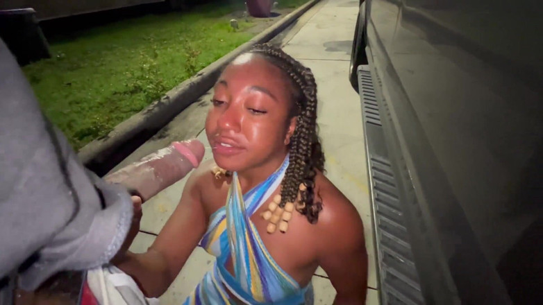 Fijii pornbox: Married Girl Suck My Dick in the Parking Lot Like...