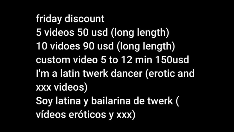 alexia twerk videos: Vrijdag korting 5 video's 50 USD