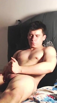Delicious Latin Man Masturbates and Fucks Himself