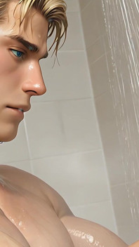 This Athletic Blonde Guy Having Post Orgasm Moment in the Shower Will Drive You Crazy