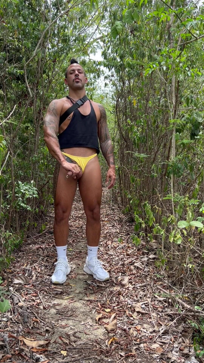 ortizjona: Hiking in the Wood and Abandoned Park Jerking off Until...