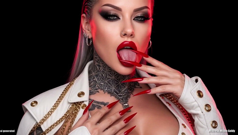 Goddess Misha Goldy: Witch’s Milking. Do You Think My Eyes Are Magic? Prove...