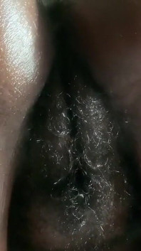 Sexy Hairy Black Pussy All in Your Face
