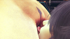 Joas22222: 파란 머리 공주가 등장하는 3D 헨타이 애니메이션 - 키스, 자위, 격렬한 보지 핑거링 POV