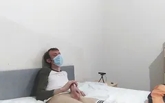 Twink Sammy Andrews playing with his cock, again!