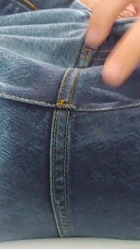 Bluejeans Disperare pișat în cada 2 unghiuri de aproape