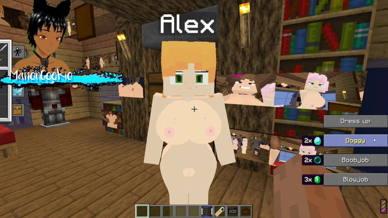 Manor Cookie: Minecraft Jenny fapcraft su Alex! De Minecraft y ella quiere...