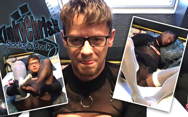 KinkyChrisX: Kinkychrisx - moje první zkouška nylonového kufříku