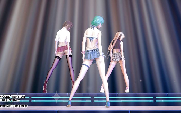 3D-Hentai Games: [mmd] conquistadora Doa Marie Rose Misaki Tamaki dança quente 4k 60fps