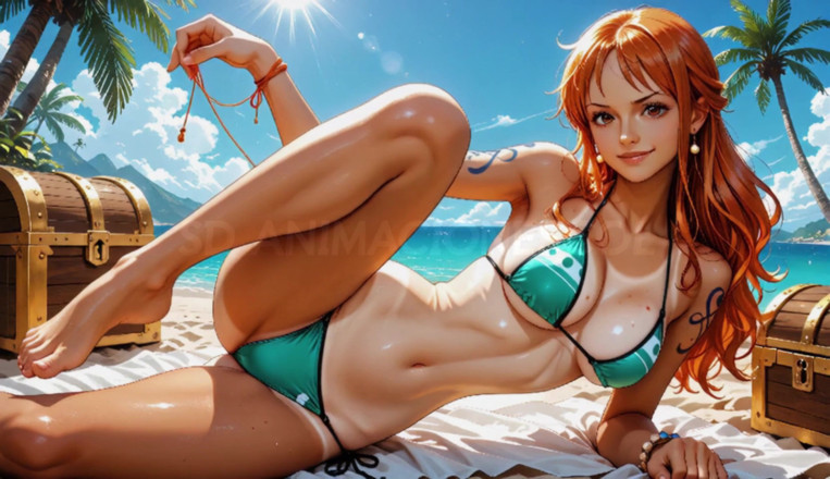 Sdanimacionescol: Nami Fucked Hard by Luffy and Zoro - Threesome on the...