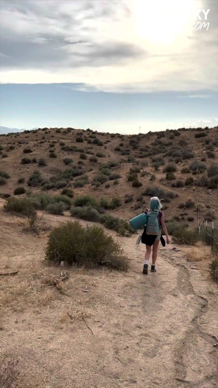 Mr.Lucky POV: Secret Hot Springs Adventure with Adira
