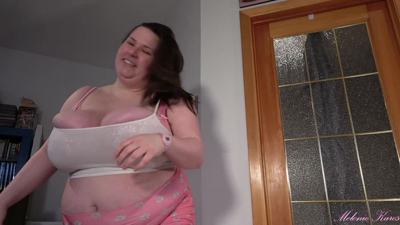 Melonie Kares: BBW giantess makes you her play pet