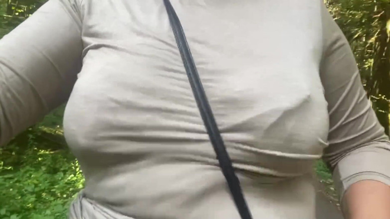 Mary Di: Walking in the city park, I pulled out my boobs....