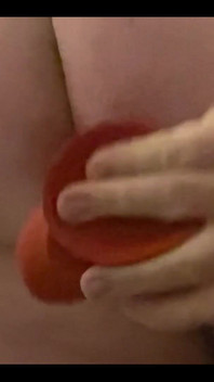 Watch My Fuck My Ass with My Favourite Red Dildo