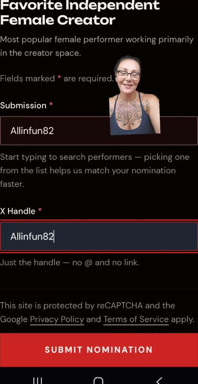 Help Me Get Nominated for Avns 2027