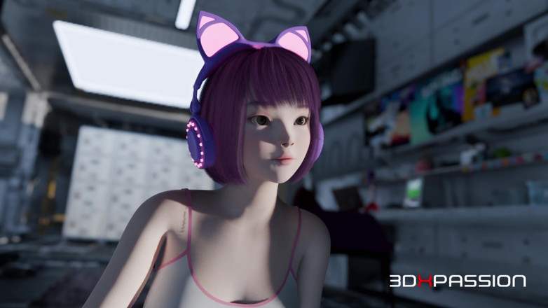 3dxpassion: Catgirl Io se fait défoncer son cul étroit lors d’une pipe...