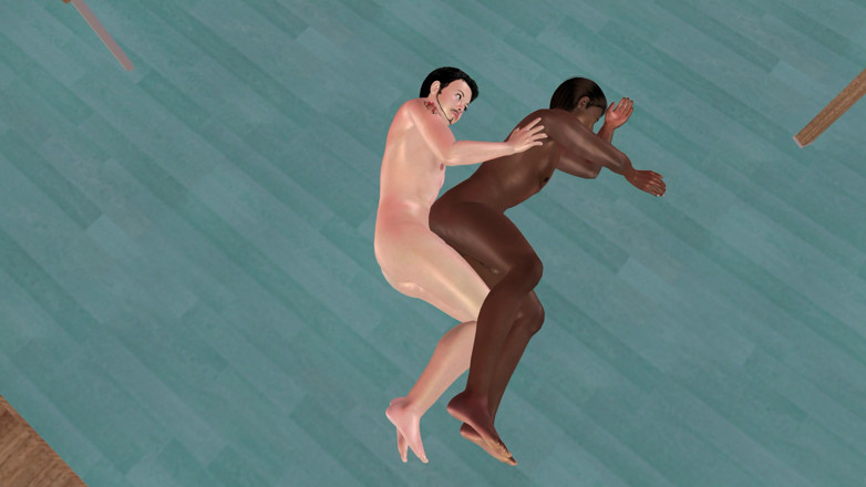 LustMen: Animated 3D Gay Porn - White Man Fucking Black Man Ass in...