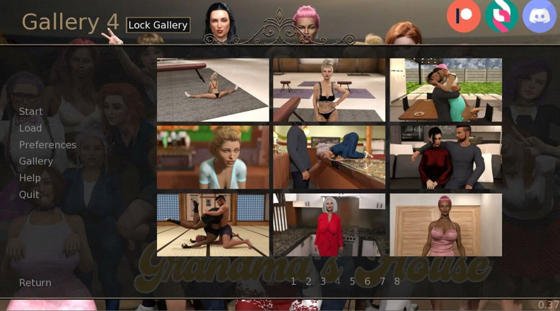 XXX Games Bunk: Rumah nenek - gameplay - permainan peran - nenek menggoda gadis remaja dan...