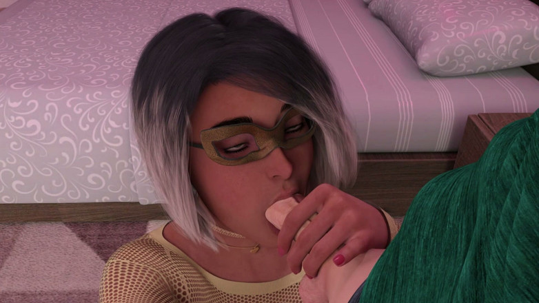 3D Cartoon Porn: Fetish Locator 12 - Cum Contest and Mike and Min’s Pissing Challenge