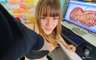 Anne Eden: Sert seks sonrası göt deliğine döl damlıyor