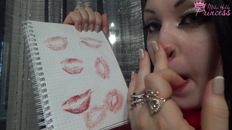 Goddess Misha Goldy: Transforming you to the paper &amp; kissing