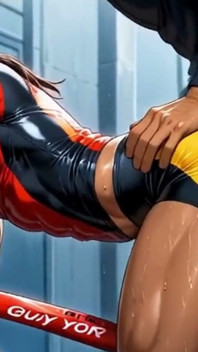 자전거를 타는 사람들은 서로의 엉덩이의 깊고 쓴 향기 냄새를 맡습니다... 격렬한 야외 69 동안 공.