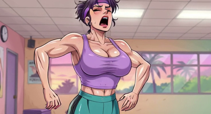 AI Porn: Babes Sweating in Yoga Class
