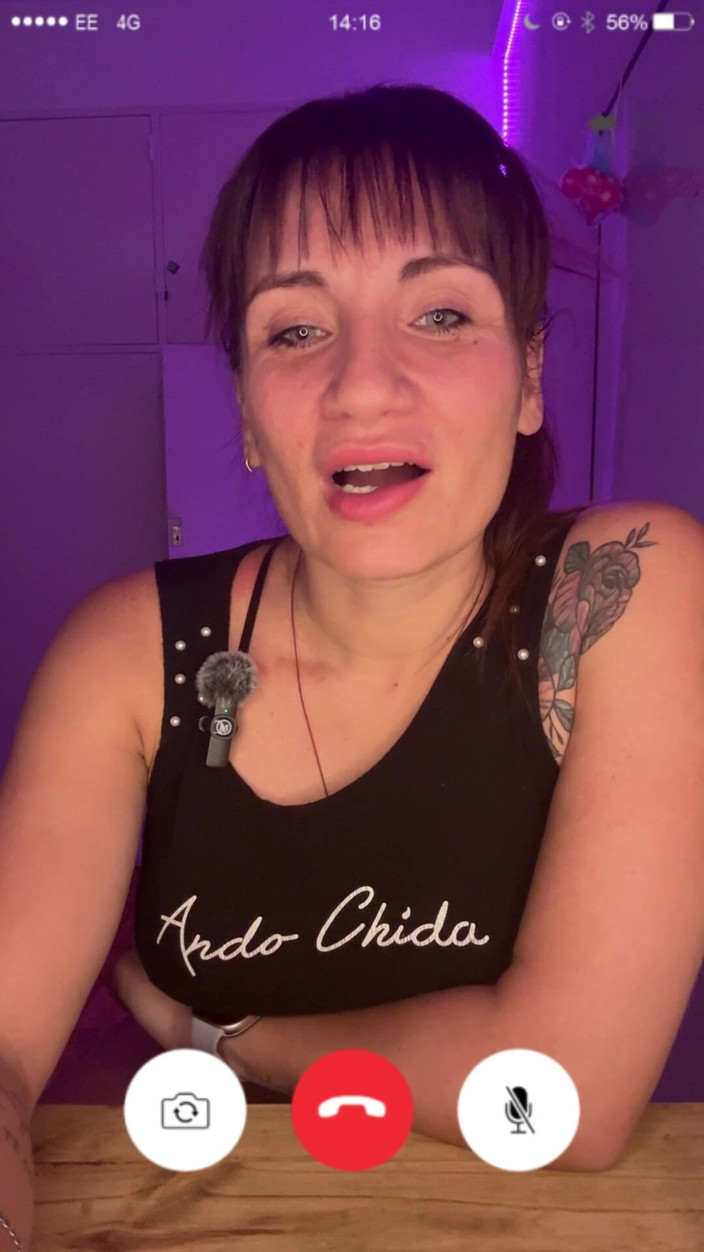 AngelQueen: Video Call with Your Stepsister Becomes JOI