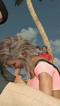 Tacos: Hot Wife Jerking and Sucking Her Husband's Cock on a Golf Course While Other People Are Watching Them - Episode 83
