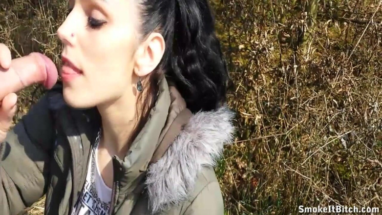 Smoke it bitch: Rauchiger blowjob